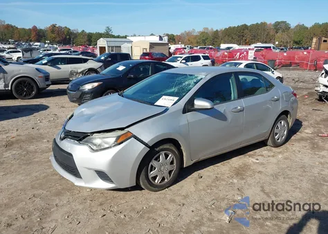 2014 Toyota Corolla L z USA, uszkodzony, nr VIN 2T1BURHE1EC185710